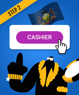 Go to the Cashier section of the PA casinos online 