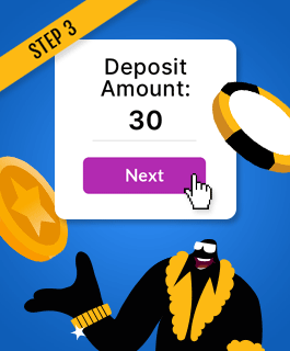 Input the amount you wish to deposit to a PA casino