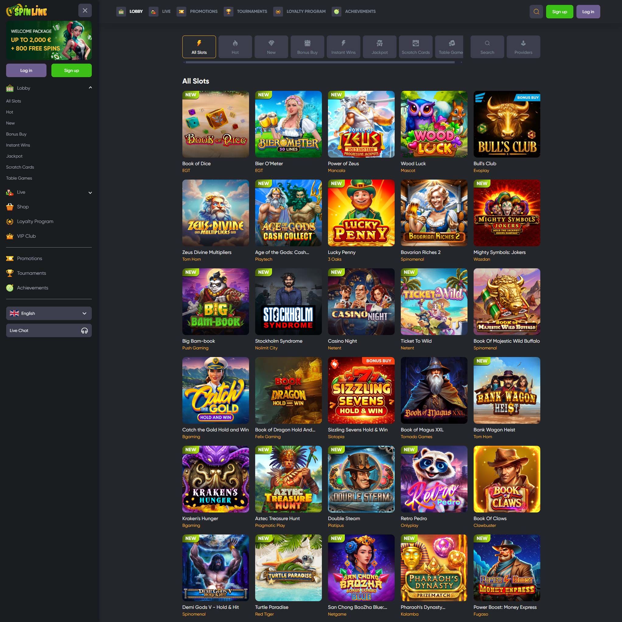 Spinline Casino review by Mr. Gamble