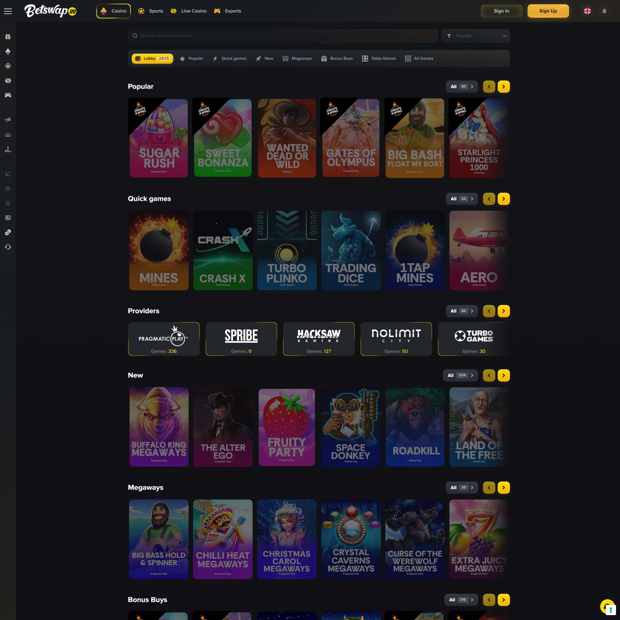 Betswap Casino review by Mr. Gamble