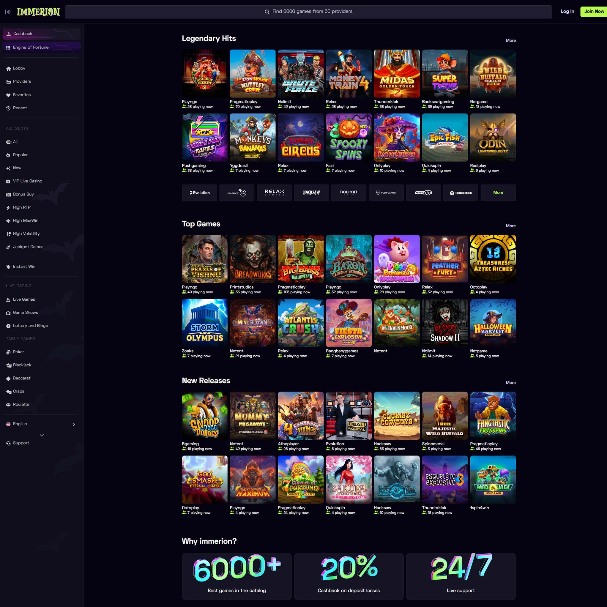 Immerion Casino review by Mr. Gamble