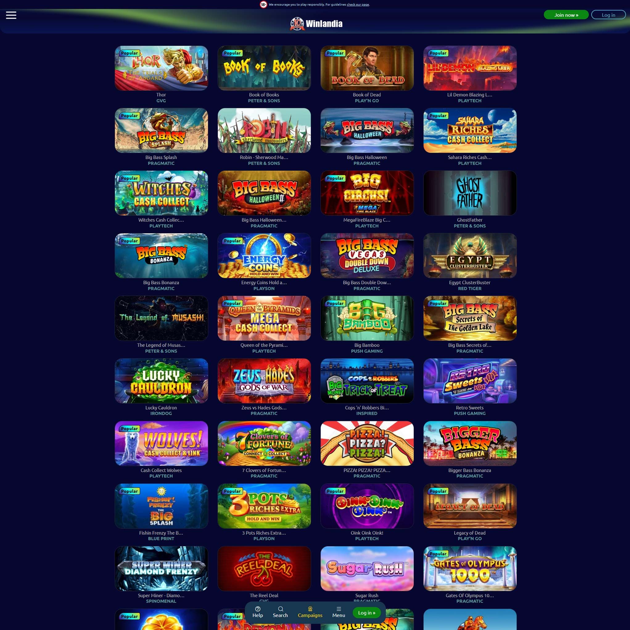 Winlandia Casino review by Mr. Gamble