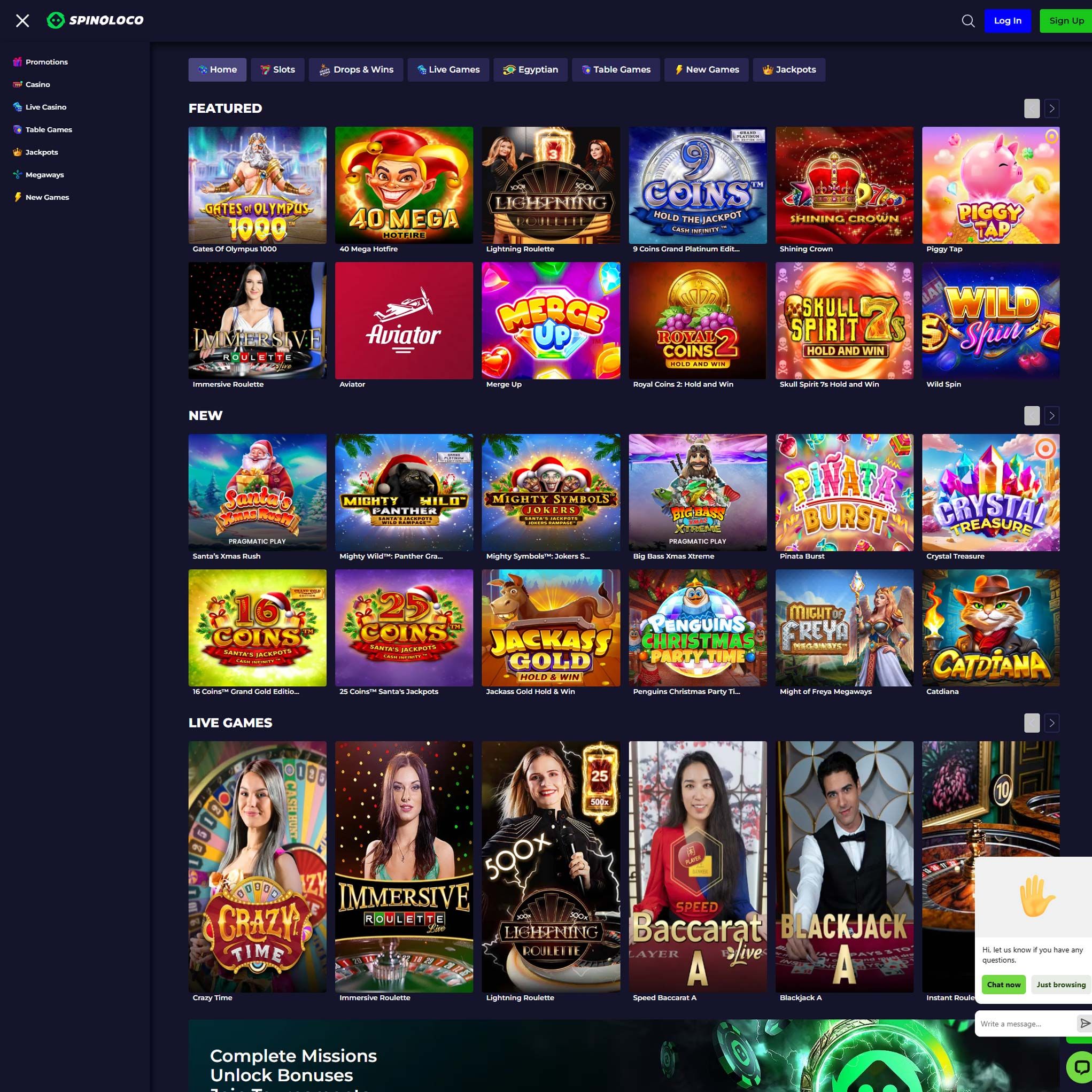 Spinoloco Casino review by Mr. Gamble