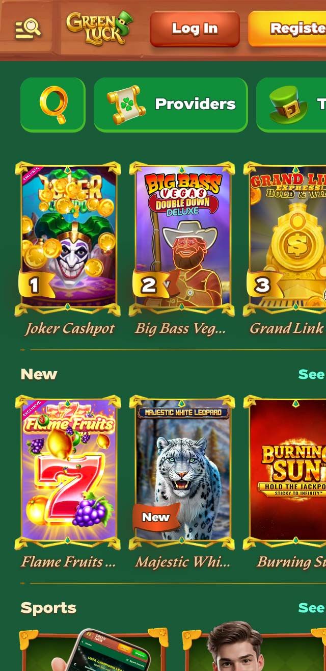 Greenluck Casino review lists all the bonuses available for you today