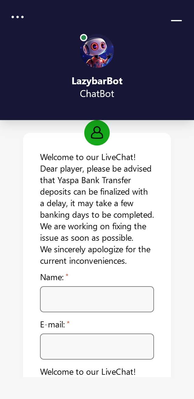 Lazybar Casino - checked and verified for your benefit