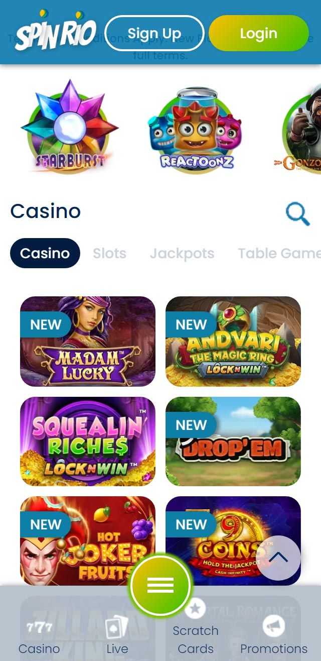 Spin Rio Casino review lists all the bonuses available for you today