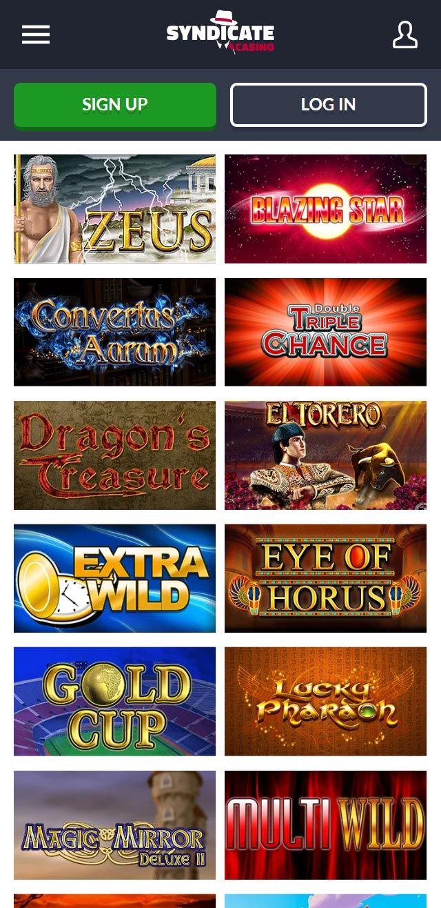 Syndicate Casino review lists all the bonuses available for you today