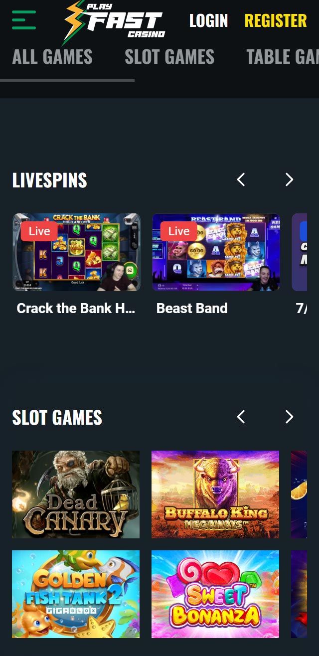 Playfast Casino review lists all the bonuses available for you today