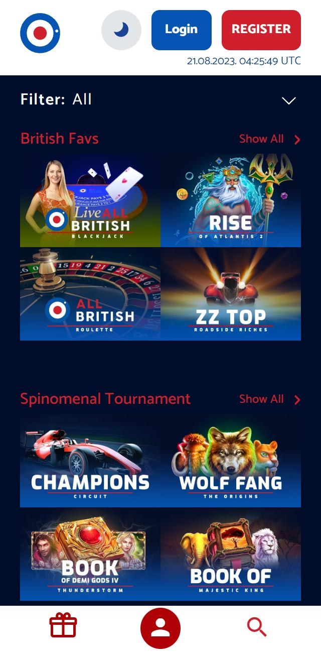 All British Casino review lists all the bonuses available for you today