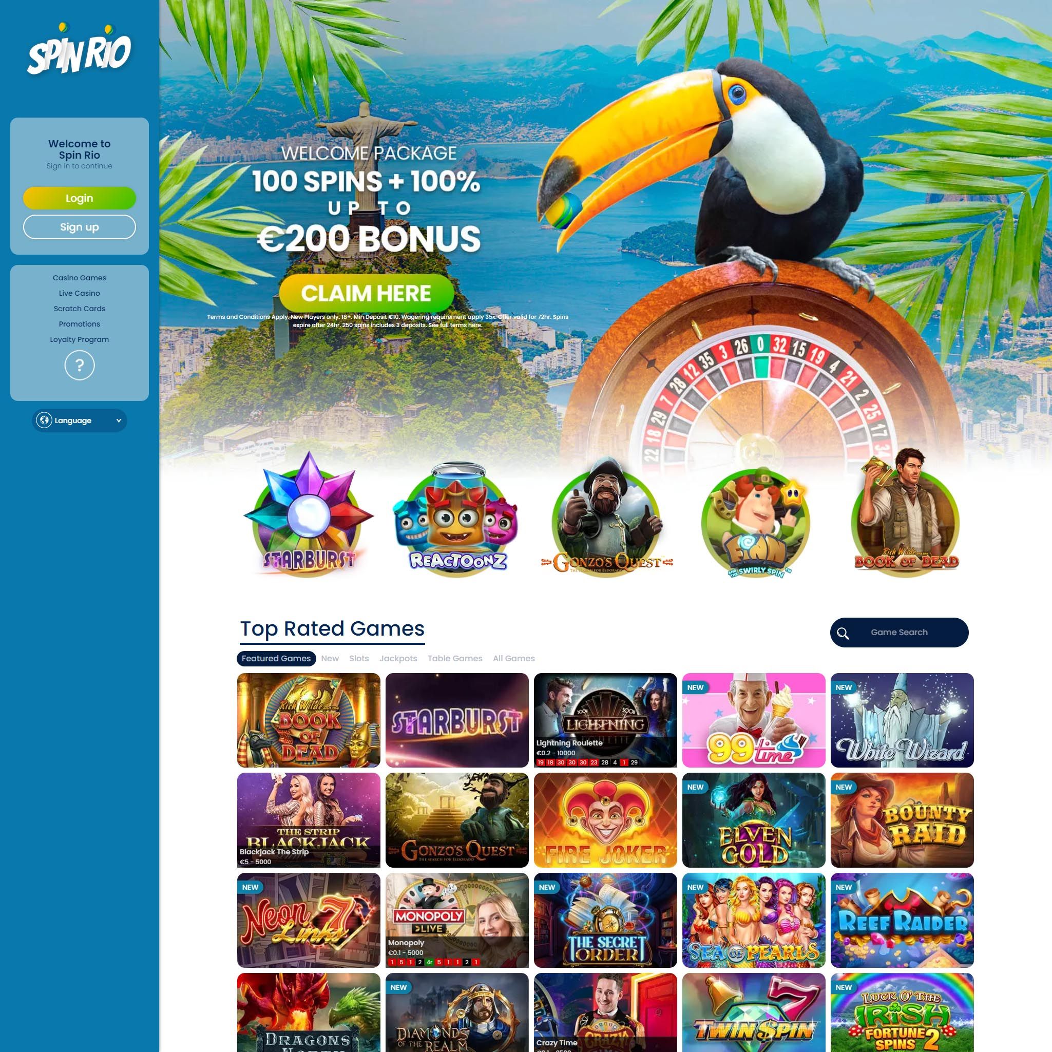 Spin Rio Casino review by Mr. Gamble