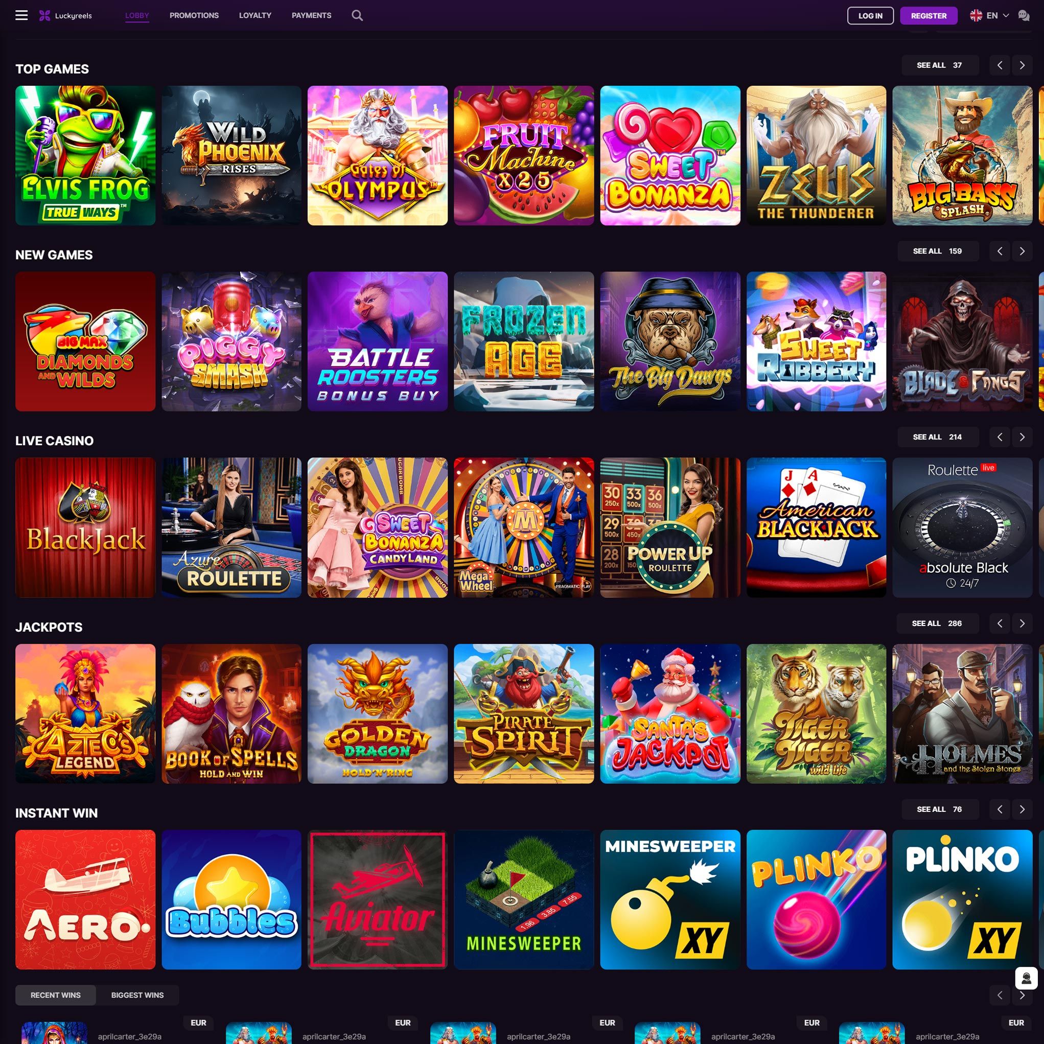 LuckyReels Casino review by Mr. Gamble