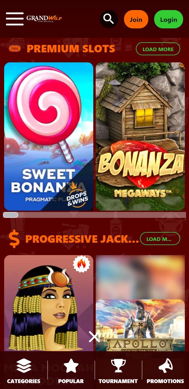 Grand Wild Casino review lists all the bonuses available for you today