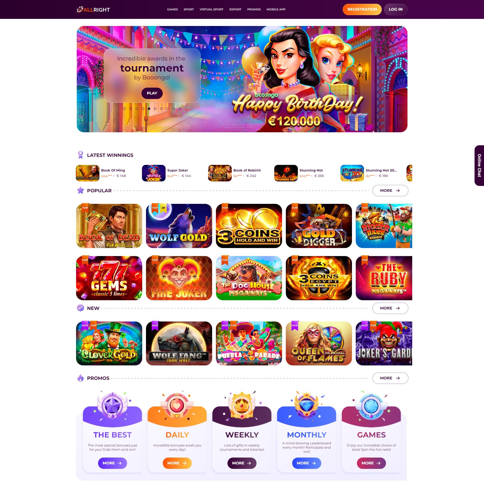 AllRight Casino review by Mr. Gamble