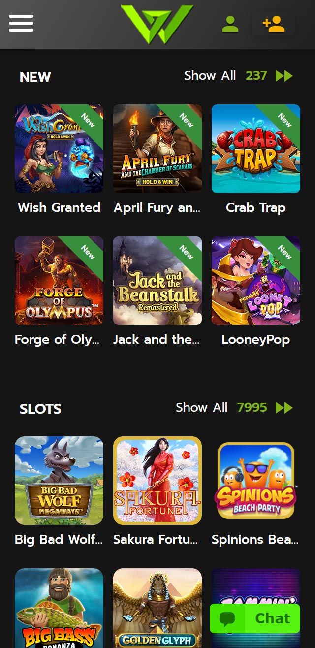 WCasino review lists all the bonuses available for you today