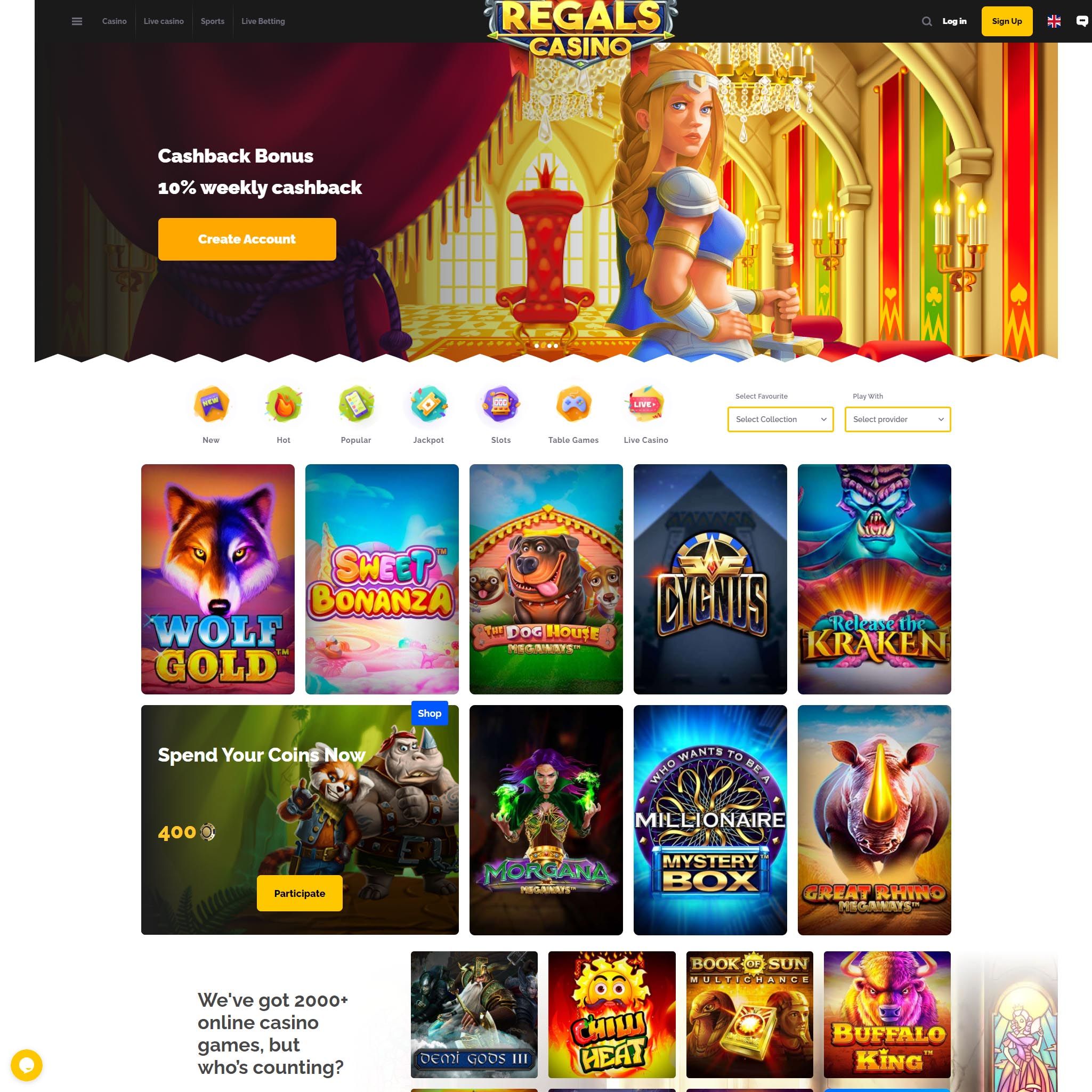Regals Casino review by Mr. Gamble