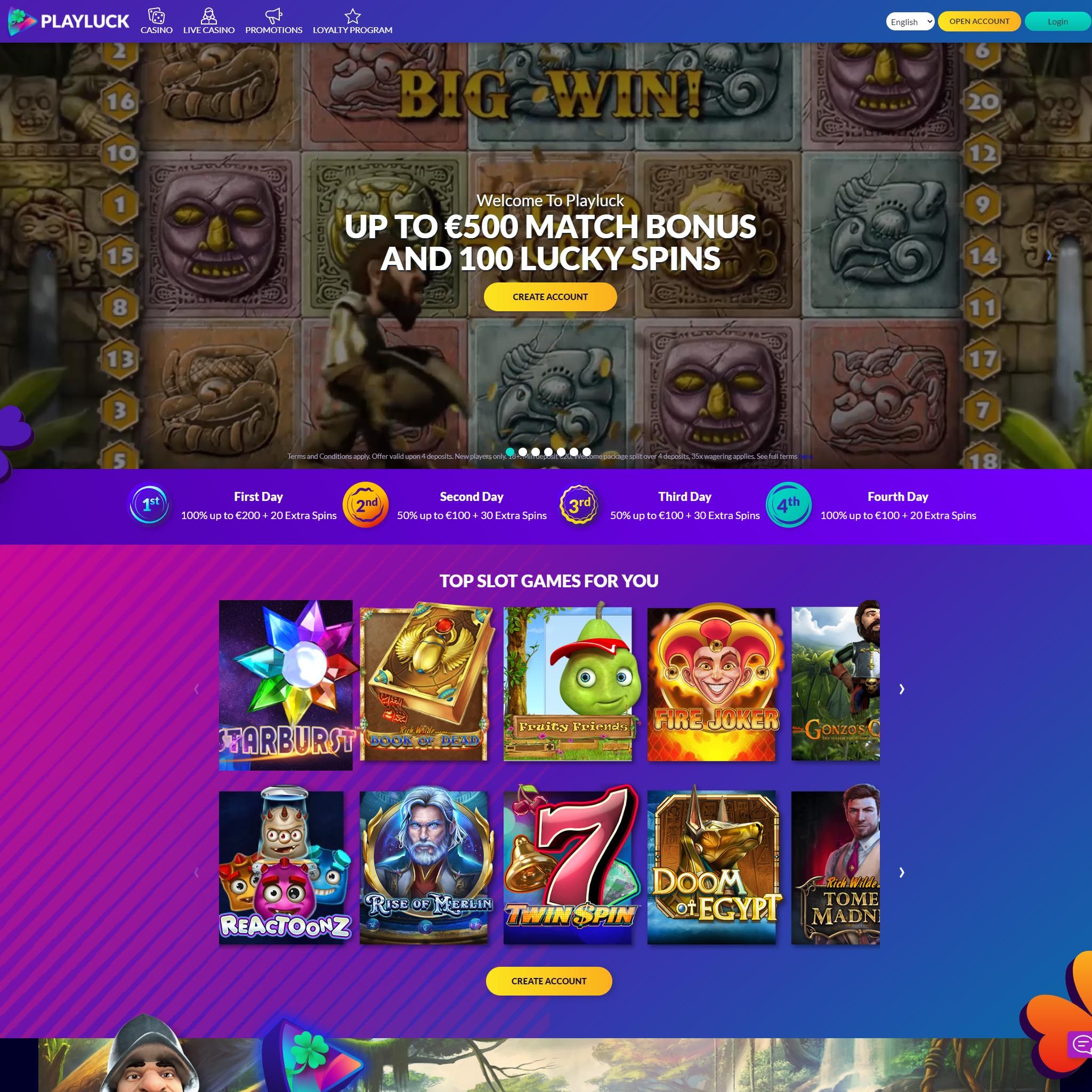 PlayLuck Casino review by Mr. Gamble