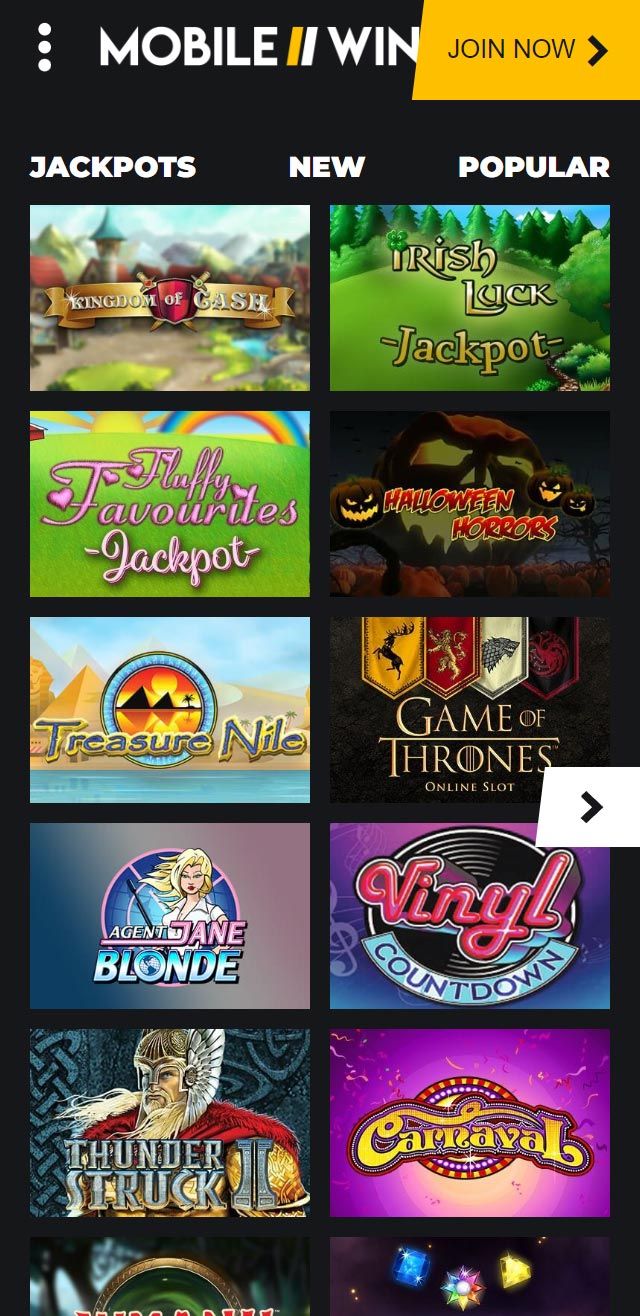 Mobile Wins Casino review lists all the bonuses available for you today