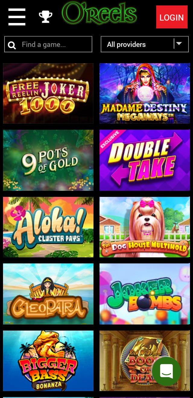 O'Reels Casino review lists all the bonuses available for Canadian players today