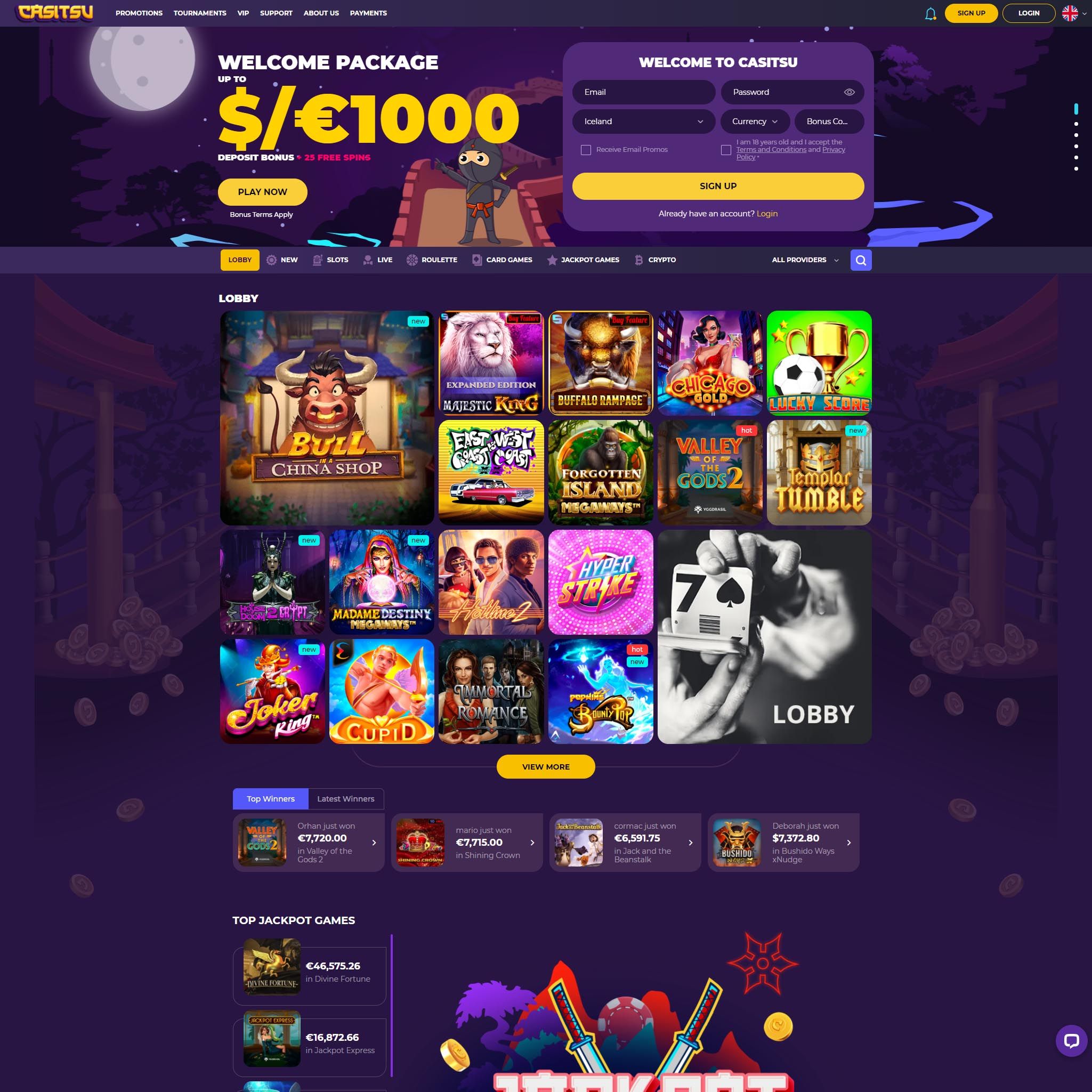 Casitsu Casino review by Mr. Gamble