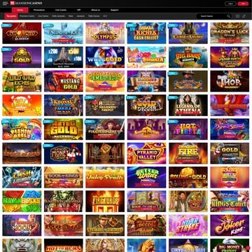 Find Mansion Casino game catalog