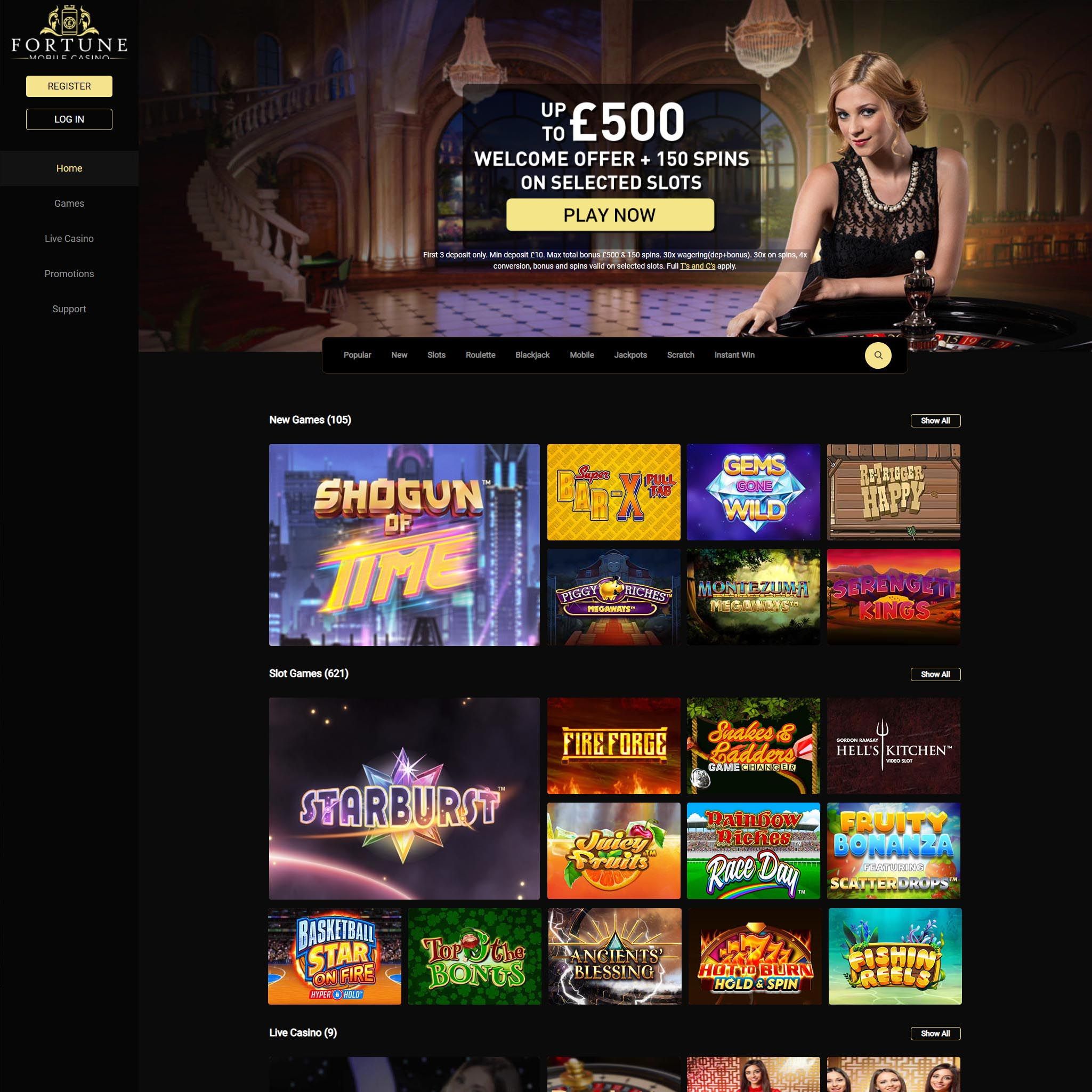 Fortune Mobile Casino review by Mr. Gamble