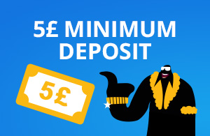 5£ minimum deposit to casino