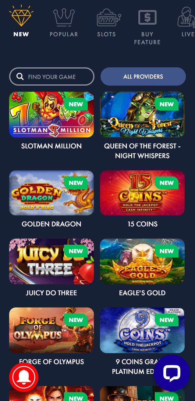 Slotman Casino review lists all the bonuses available for you today