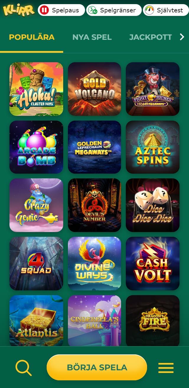 Klirr Casino review lists all the bonuses available for you today