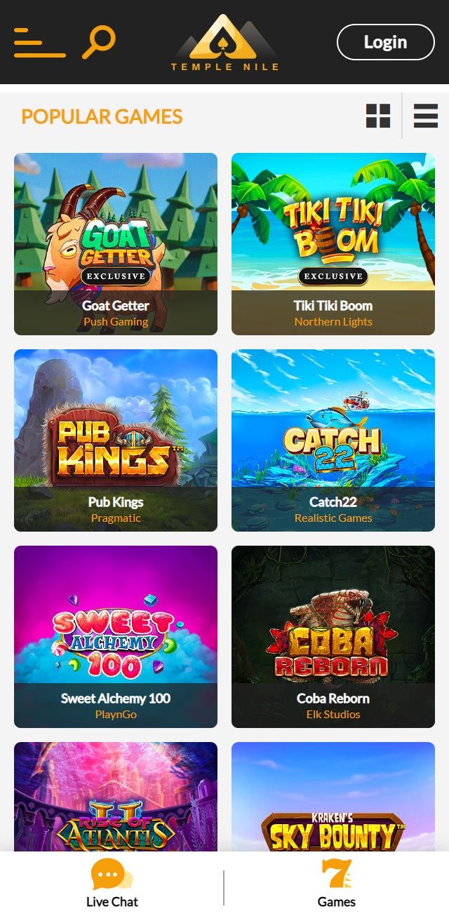 Temple Nile Casino review lists all the bonuses available for Canadian players today