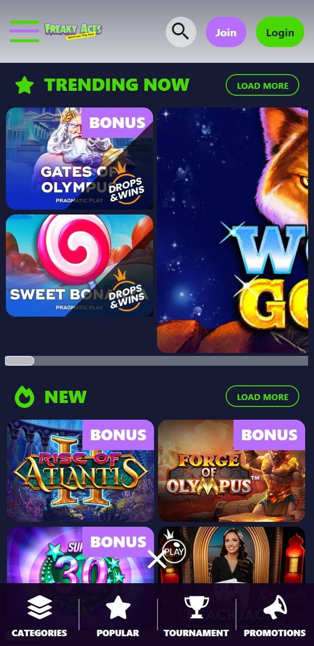 Freaky Aces Casino review lists all the bonuses available for you today