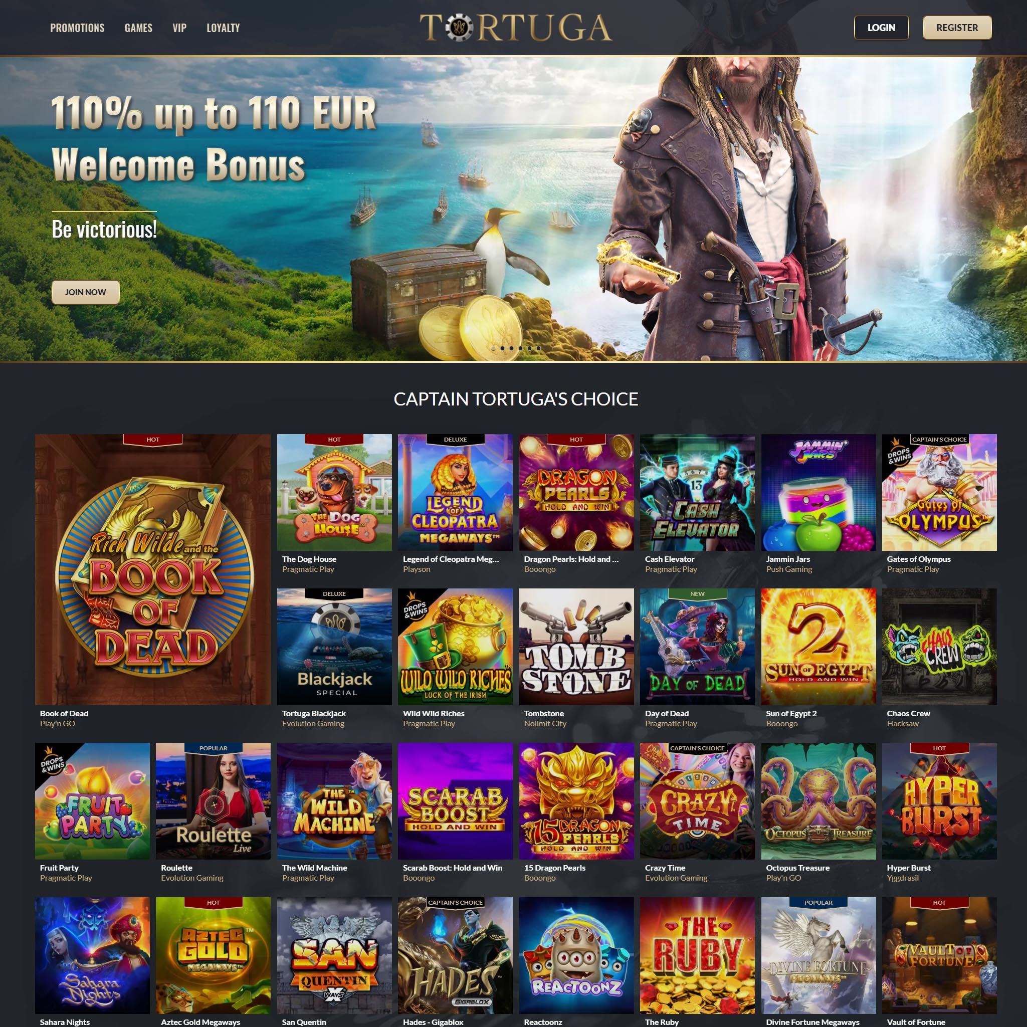 Tortuga Casino CA review by Mr. Gamble