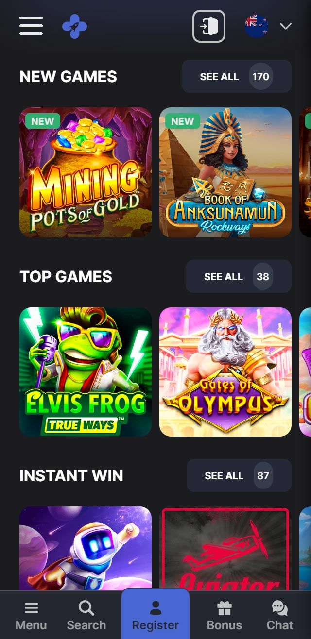 RocketWin Casino review lists all the bonuses available for NZ players today