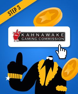 Verify the Kahnawake Gaming Commission logo