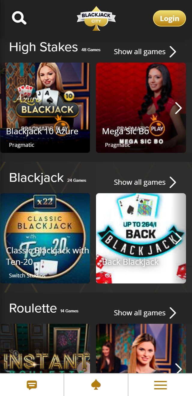 Blackjack City Casino review lists all the bonuses available for you today