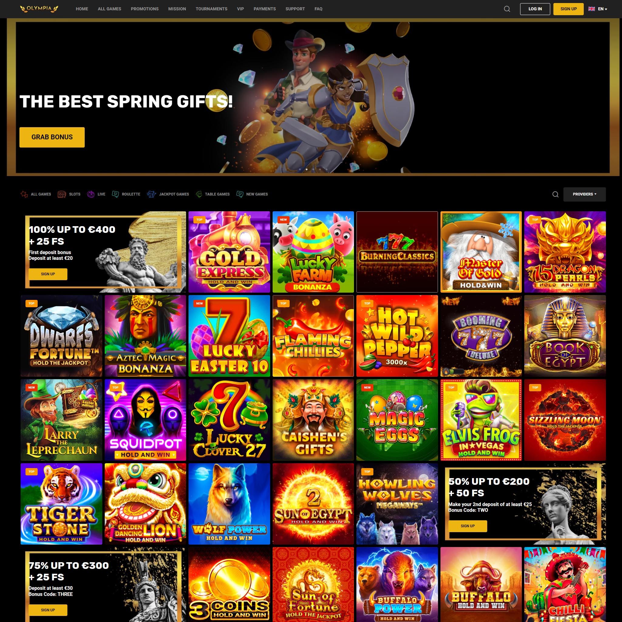 Olympia Casino review by Mr. Gamble