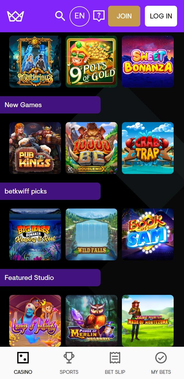 Betkwiff Casino review lists all the bonuses available for Canadian players today