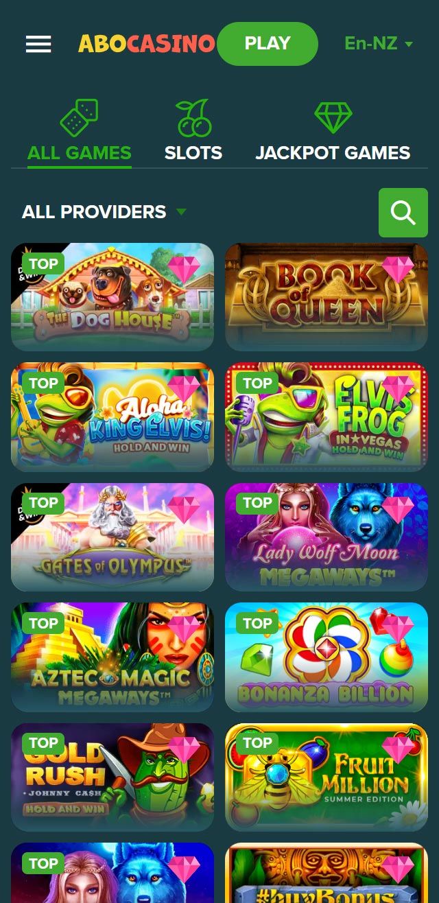 Abo Casino review lists all the bonuses available for NZ players today