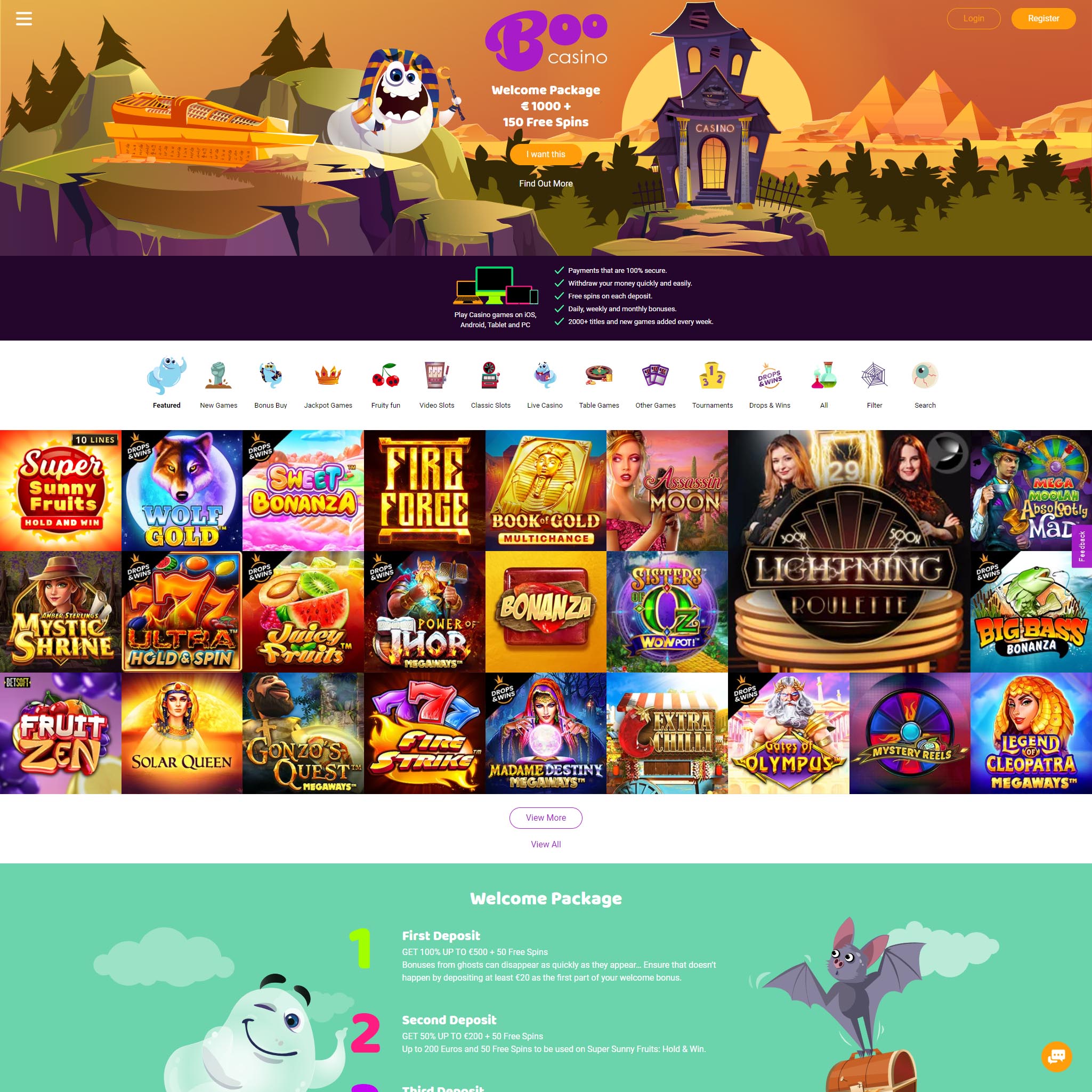 Boo Casino review by Mr. Gamble