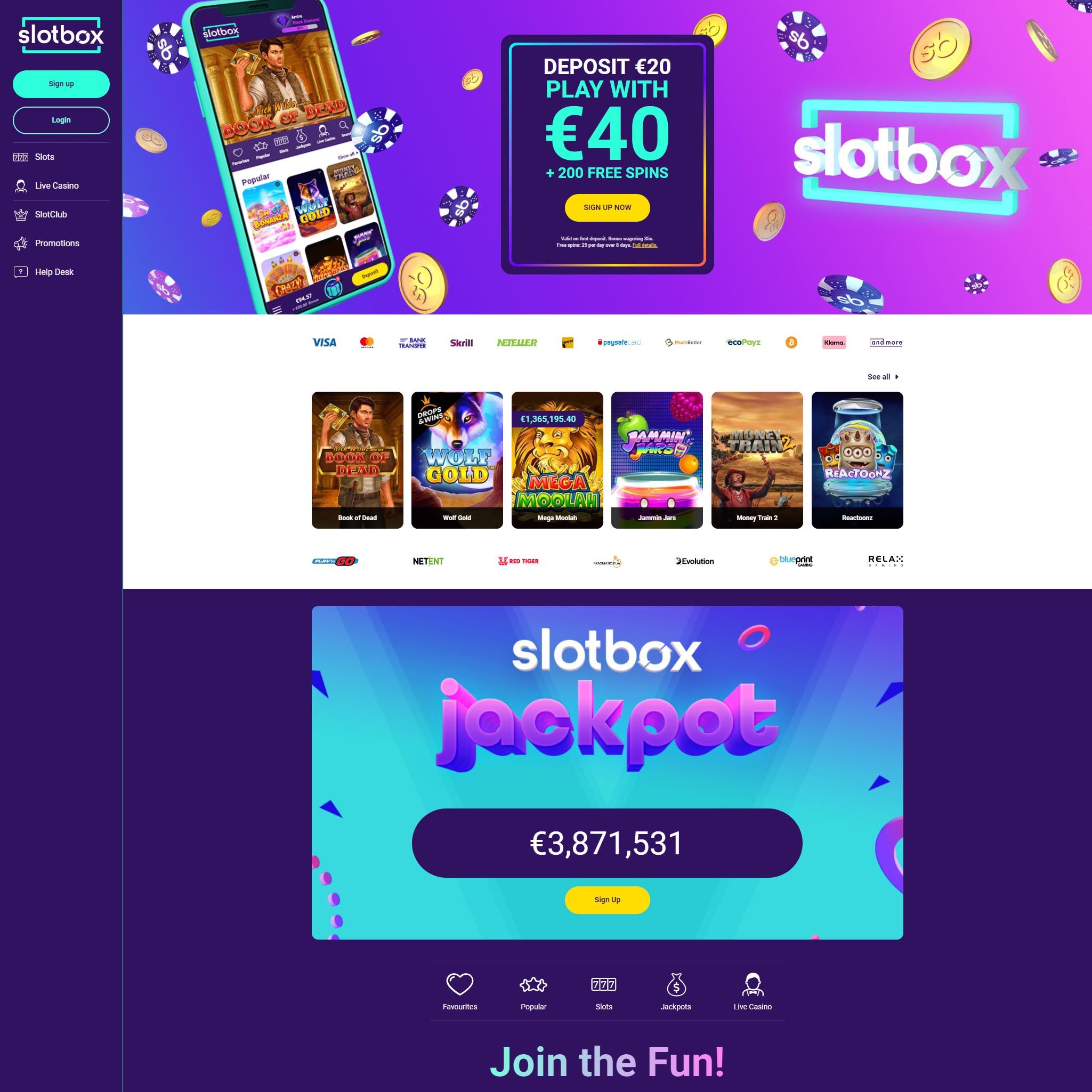 Slotbox CA review by Mr. Gamble