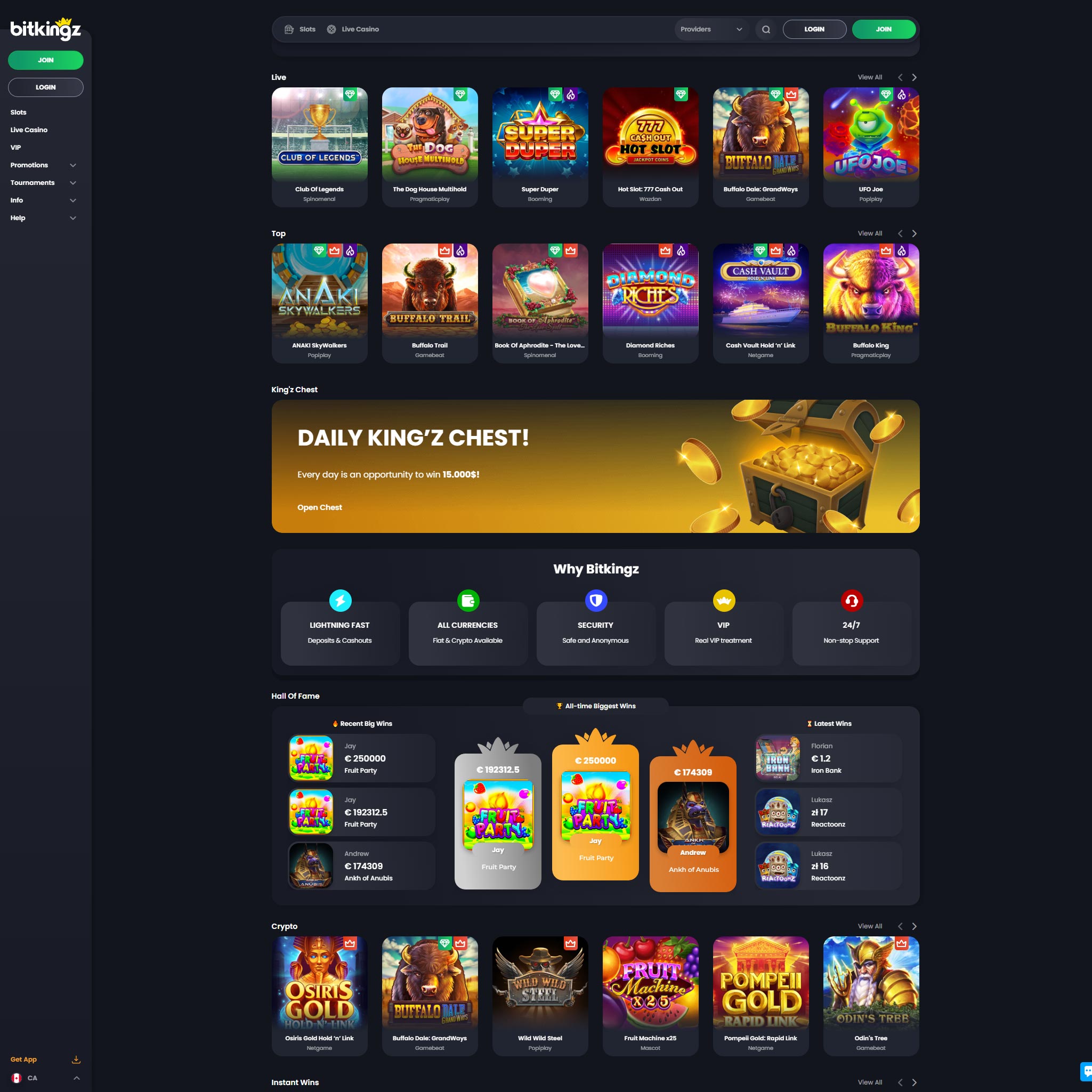 Bitkingz Casino CA review by Mr. Gamble
