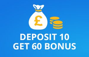 Find your next deposit 10 get bonus casino by comparing all. Select the site that best matches your preference. Deposit £10 and play with £50, £80, or more.