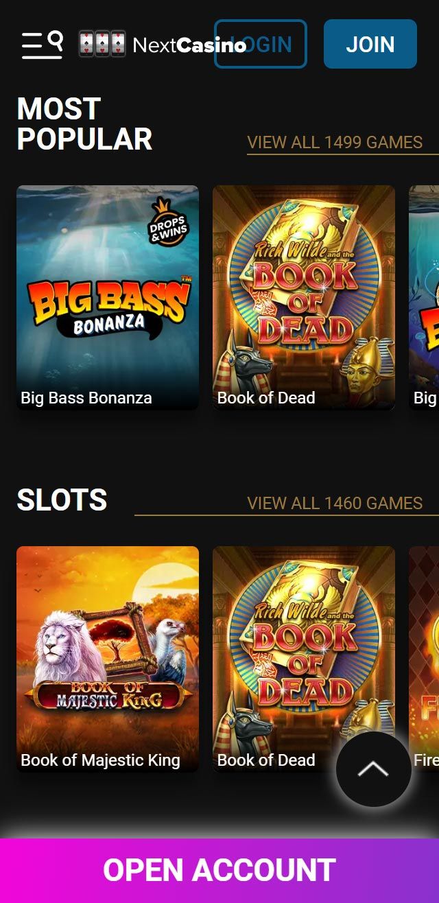 NextCasino review lists all the bonuses available for UK players today