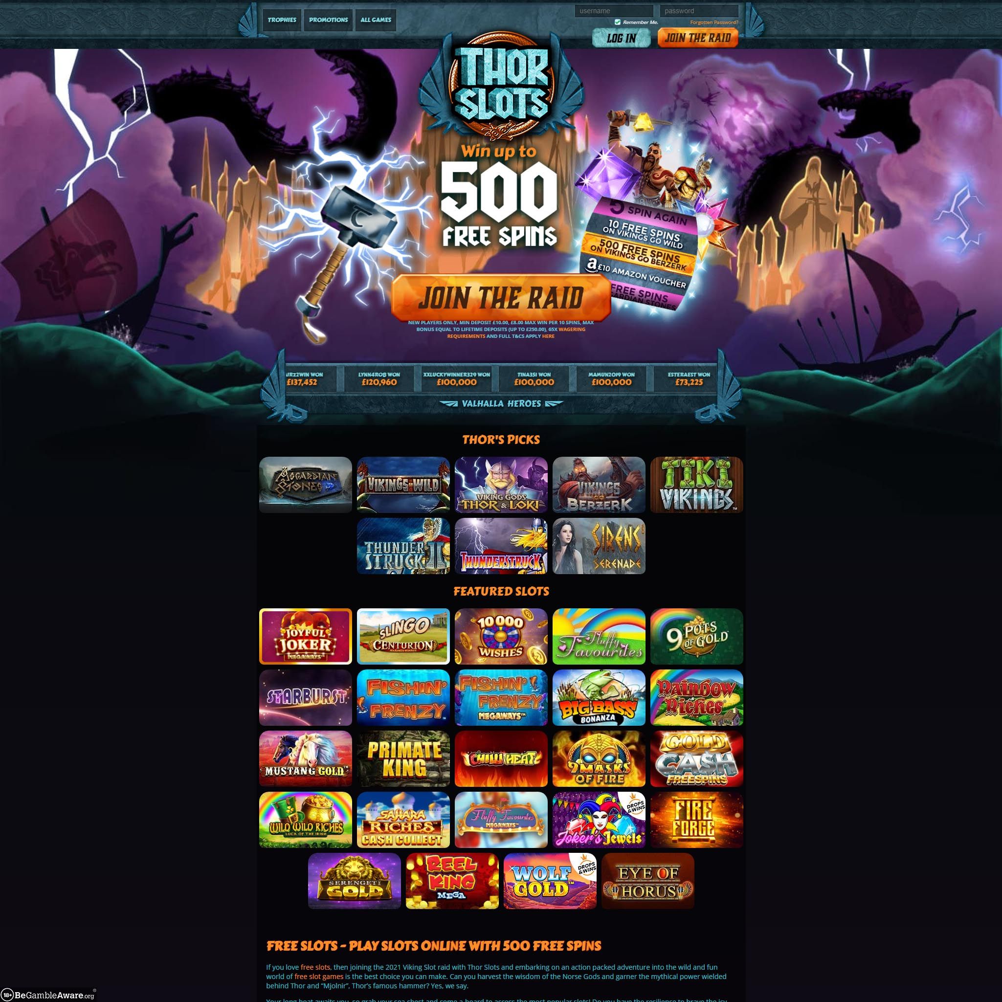 Thor Slots review by Mr. Gamble