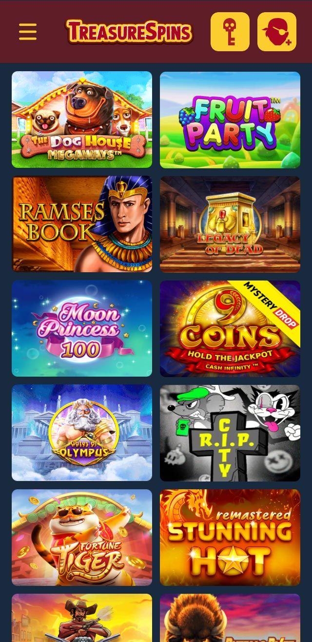TreasureSpins Casino review lists all the bonuses available for you today