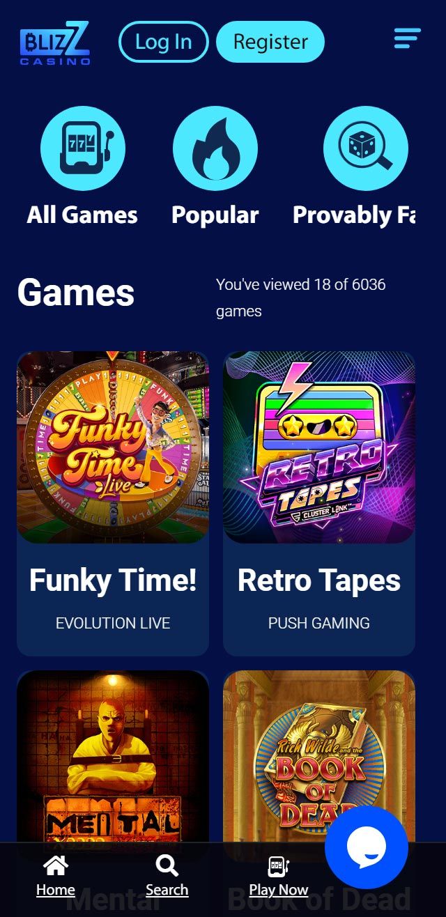 Blizz Casino review lists all the bonuses available for you today