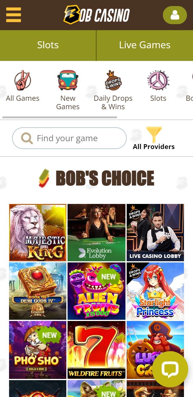 Bob Casino review lists all the bonuses available for you today