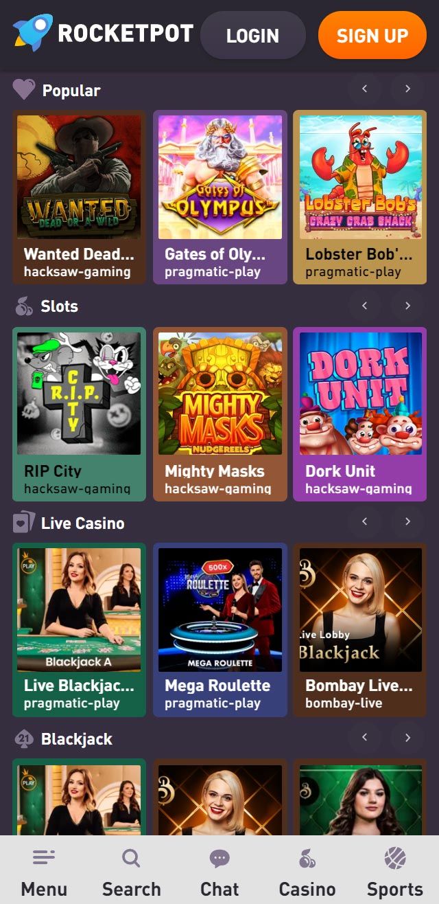 Rocketpot Casino review lists all the bonuses available for you today