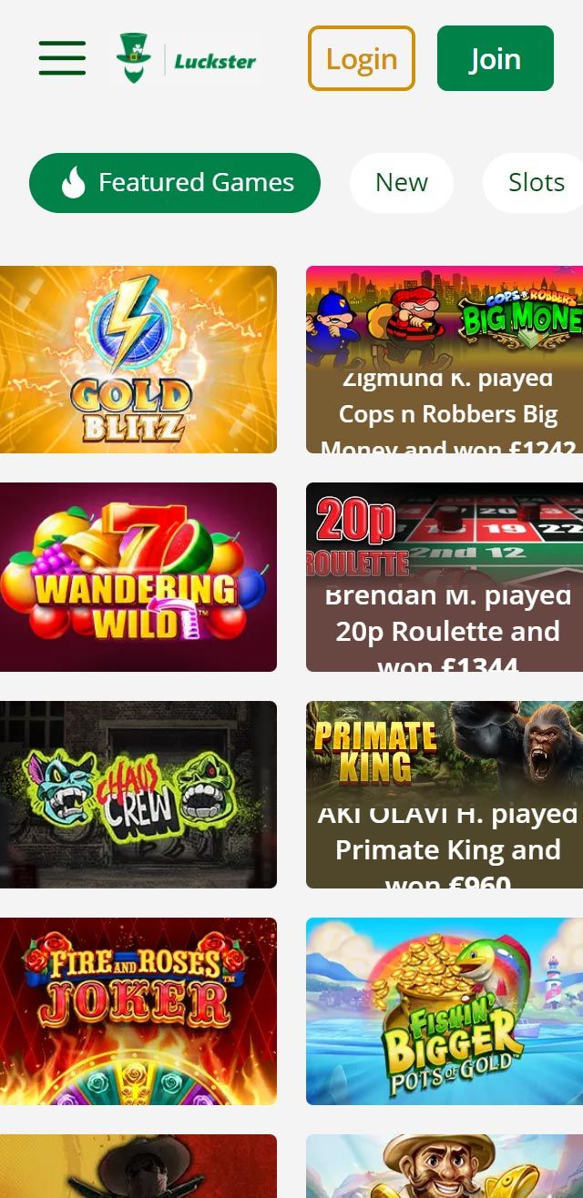 Luckster Casino review lists all the bonuses available for you today