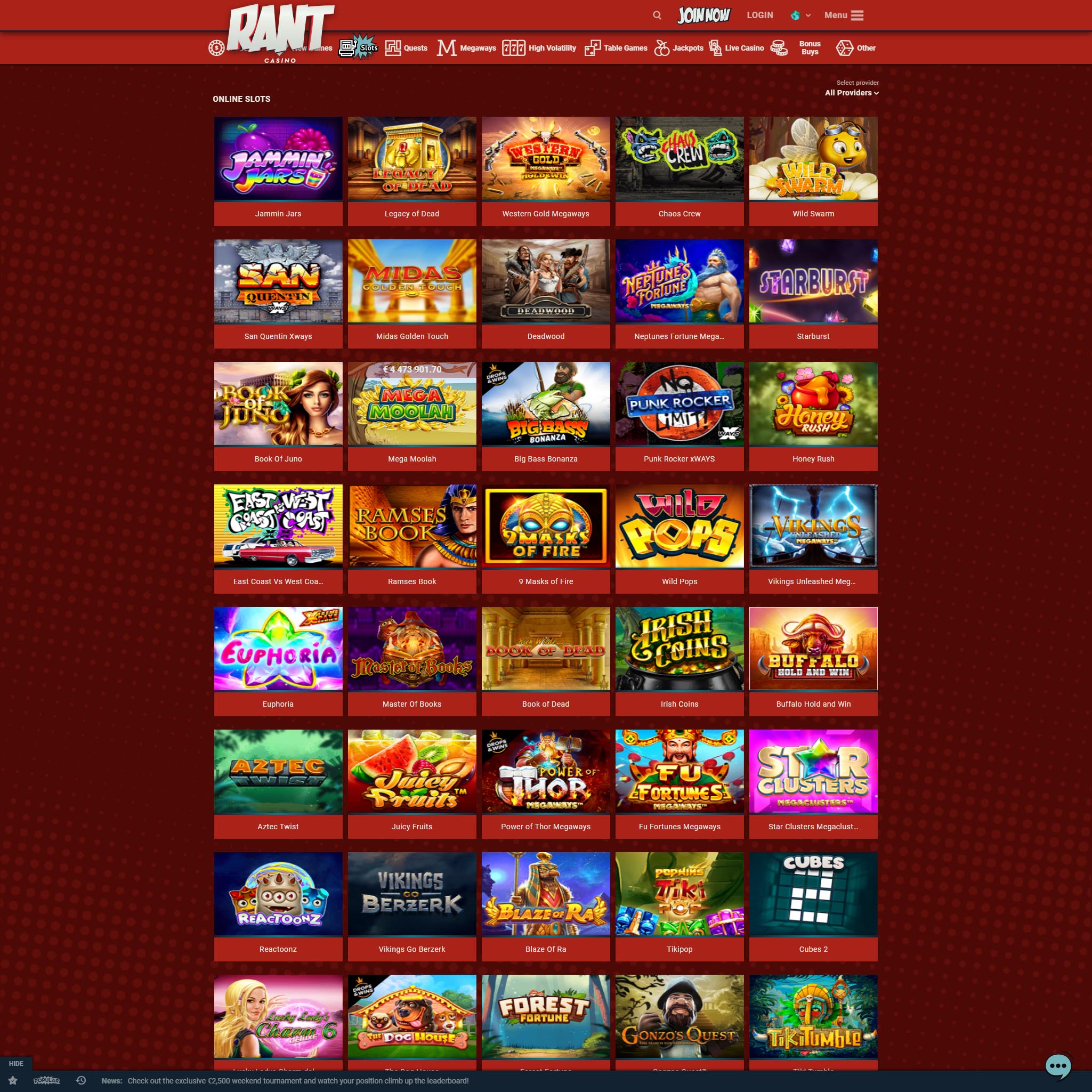rant casino  free spins