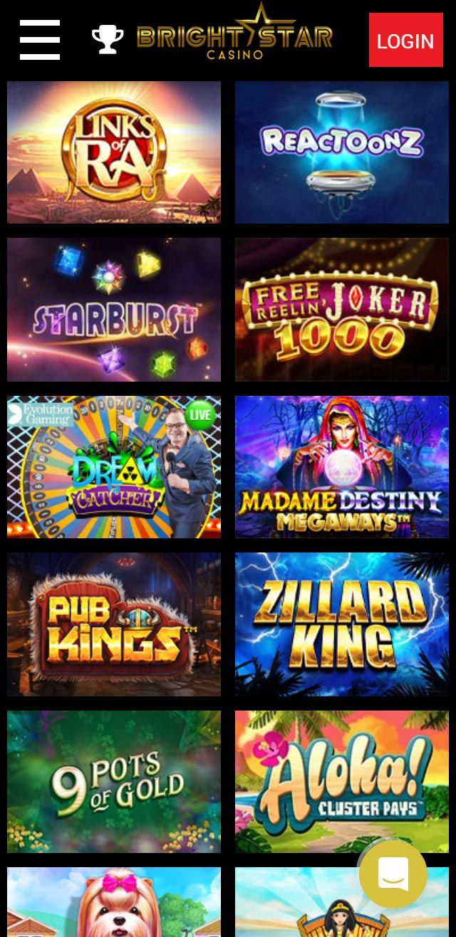 Bright Star Casino review lists all the bonuses available for you today